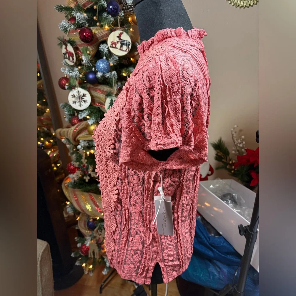 Melograno Rico Lace Top - Size S - Picture 3 of 4